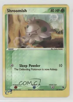 Shroomish Reverse Foil Pokemon EX Ruby & Sapphire #69 2003 a3q - Image 1