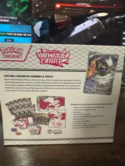 NEW Pokemon White Flare Elite Trainer Box SV10.5 ETB - Factory Sealed - Image 2