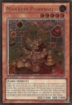 Yugioh! LP Madolche Puddingcess - REDU-EN026 - Ultimate Rare - 1st Edition Light - Image 1