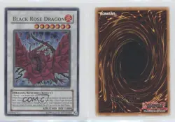 Black Rose Dragon Unlimited YuGiOh Crossroads of Chaos #CSOC-EN039 2008 r8n - Image 3
