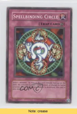 Spellbinding Circle Unlimited YuGiOh Starter Deck Yugi Evolution #SYE-045 0n8 - Image 1