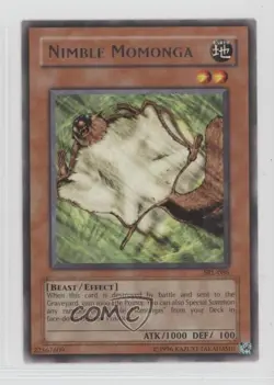 Nimble Momonga English North America YuGiOh Spell Ruler #SRL-086 2002 qg3 - Image 1