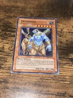 Yugioh! 1x Criosphinx - TLM-EN013 - Rare - Unlimited Edition LP - Image 1