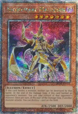 Yugioh! LP Nightmare Magician - DUNE-EN025 - Quarter Century Secret Rare - 1st E - Image 1