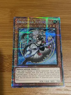 Yugioh! Dracotail Lukias *STARLIGHT RARE* Justice Hunters JUSH-EN001 - Image 2
