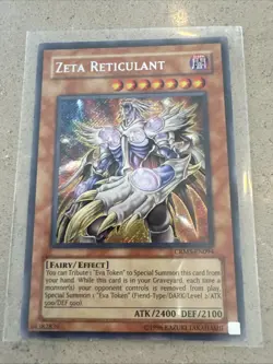 Yugioh Zeta Reticulant CRMS-EN094 Secret Rare NM - Image 1