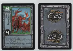 1998 Jim Lee's C-23 Collectible Card Game Stampeding Herd #78 0b5 - Image 3
