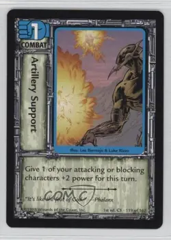 1998 Jim Lee's C-23 Collectible Card Game Artillery Support #119 0b5 - Image 1