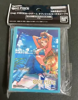 One Piece Card Game Official Sleeve Nami Collectible Deck Shield - Image 1