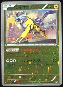 Raikou Reverese 033/171 Pokemon The Best of XY Japanese Card - Image 1