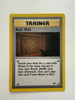 Ruin Wall 74/75 - Neo Discovery - Uncommon - Pokemon Card TCG LP - Image 1