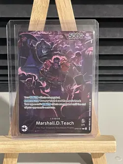 Marshall.D.Teach Leader (English Version 2nd Anniversary Set) OP09-081 NM Card - Image 1