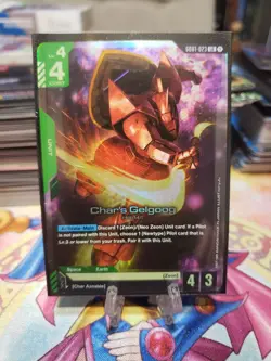 Gundam Card Game - Newtype Rising - GD01-023 LR - Char's Gelgoog NM - Image 1