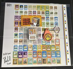 Pokkedo Exclusive Mini V4 Uncut Sheet, Magnifying Glass, Mini Card Gacha Machine - Image 1