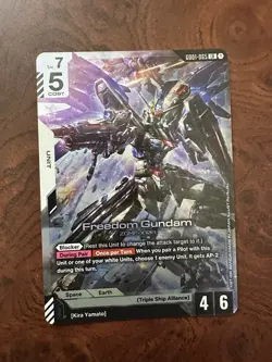 Gundam Card Game Newtype Rising Freedom Gundam GD01-065 LR - Image 1
