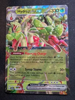 Hydrapple ex 014/142 Stellar Crown Double Rare Holo Pokemon TCG Card NM - Image 1