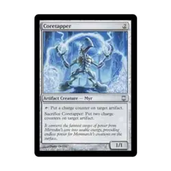 WOTC MtG Darksteel Coretapper (U) (Foil) EX - Image 1