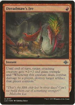Dreadmaw's Ire 147 Uncommon MTG Lord of the Rings Middle Earth NM/MT - Image 1