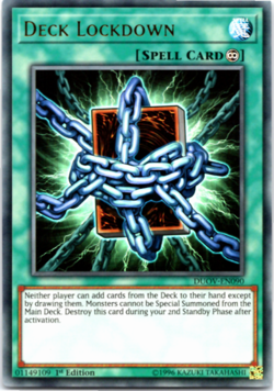 Deck Lockdown - DUOV-EN090 - Ultra Rare - 1st Edition - Yugioh - Image 1