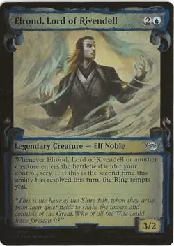 Elrond Lord of Rivendell 500 Uncommon MTG Lord of the Rings Middle Earth NM/MT - Image 1
