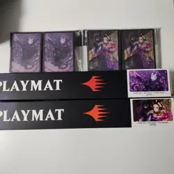 MTG Ultra PRO Liliana of the Veil & Braids,Arisen Nightmare Playmat Sleeves 4Set - Image 1