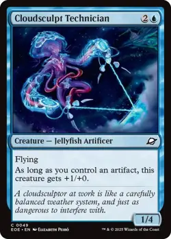 NM Foil Cloudsculpt Technician, MTG, Edge of Eternities, Magic, 49 - Image 1