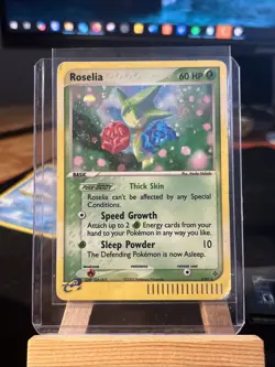 ROSELIA - 2003 Pokemon EX Dragon 9/97 Holo Rare - LP - Image 1