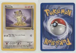 Meowth Pokemon Jungle #56 1999 0wt1 - Image 3