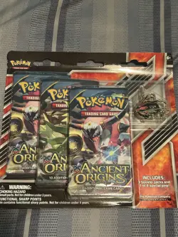 Pokemon XY Ancient Origins Booster 3-Pack Blister - Factory Sealed - Image 1