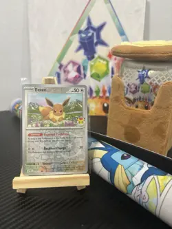 Pokemon Prismatic Exclusive Collection Eevee 074/131 Playmat, Pouch, and Poster - Image 1