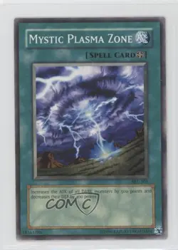 Mystic Plasma Zone English North America YuGiOh Spell Ruler #SRL-101 2002 0k8a - Image 1