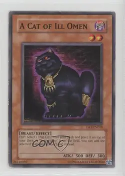 A Cat of Ill Omen YuGiOh Dark Revelation Volume 1 #DR1-EN018 2005 2u3 - Image 1