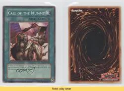 Call of the Mummy 1st Ed. YuGiOh Zombie Madness Structure Deck #SD2-EN022 0b5 - Image 3