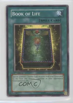 Book of Life 1st Ed. YuGiOh Zombie Madness Structure Deck #SD2-EN021 2005 0l37 - Image 1