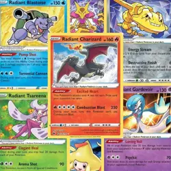 Pokemon Radiant Rare: Choose Your Card - English NM Huge Selections - Image 1