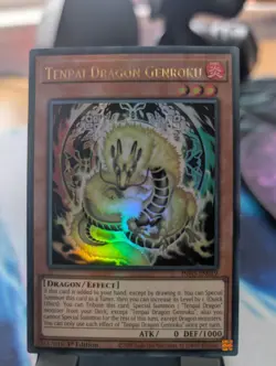 YuGiOh! Tenpai Dragon Genroku INFO-EN019 Ultra Rare 1st Ed - Image 1