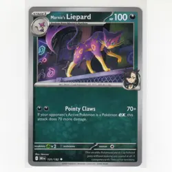 Pokemon TCG Marnie's Liepard 131/182 SV: Destined Rivals Regular Card EN-NM 2025 - Image 1