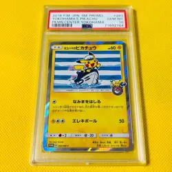 Pokemon Card PSA 10 GEM MINT Yokohama's Pikachu 283/SM-P 2018 Promo Japan Ver. - Image 1