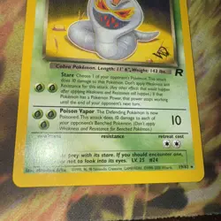 DARK ARBOK W Stamp Stamped Pokemon Card - WOTC Promo - Team Rocket 19/82 NM (B) - Image 2