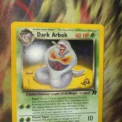 DARK ARBOK W Stamp Stamped Pokemon Card - WOTC Promo - Team Rocket 19/82 NM (B) - Image 3