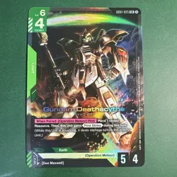 Gundam Deathscythe GD01 025 LR Gundam Card Game - Newtype Rising - Image 1