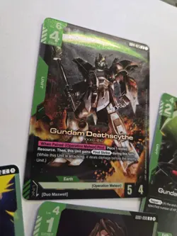 Gundam Deathscythe GD01 025 LR Gundam Card Game - Newtype Rising - Image 2
