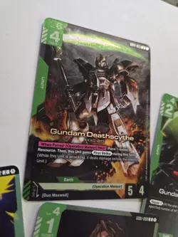 Gundam Deathscythe GD01 025 LR Gundam Card Game - Newtype Rising - Image 2