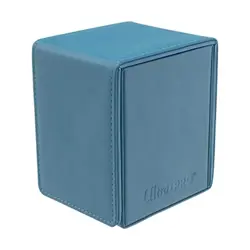 Ultra Pro Card Protection Vivid Alcove Flip Deck Box - Teal New - Image 1