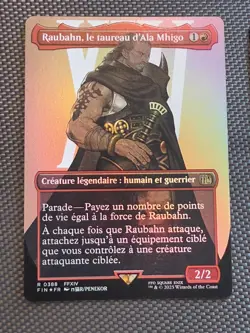Mtg FIN Final Fantasy - Raubahn, Bull of Ala Mhigo Taureau FR- Foil-NM French - Image 1