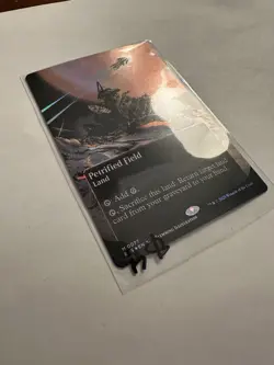 Petrified Field (0077) - Foil - Borderless M MTG Edge of Eternities - Image 2