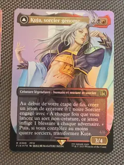 Mtg FIN Final Fantasy - Kuja, Genome Sorcerer Sorcier FR- Foil-NM French - Image 1