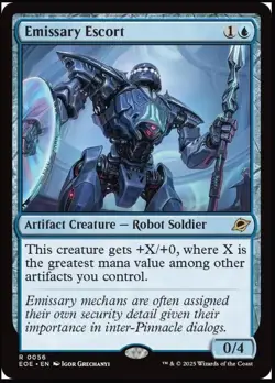 x1 Emissary Escort - Foil R MTG Edge of Eternities M/NM, English - Image 1