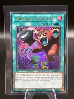 YuGiOh! Obedience Schooled BLAR-EN071 Ultra Rare 1st Ed - Image 1