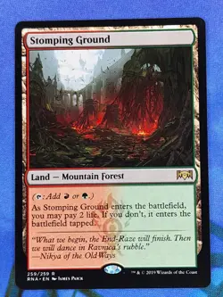 1x Stomping Ground, NM, Ravnica Allegiance (RNA), Magic: the Gathering, MtG - Image 1